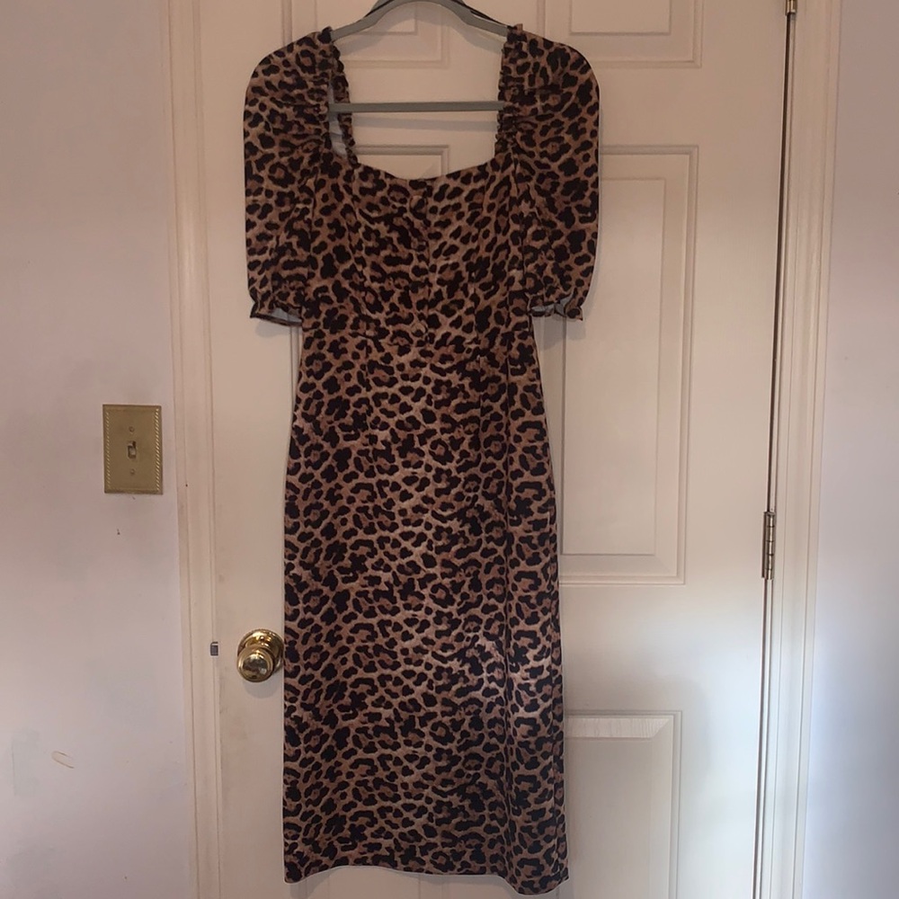 Zara Dress. Cheetah print size small. Never worn.